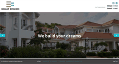 Desktop Screenshot of bharatbuilders.com